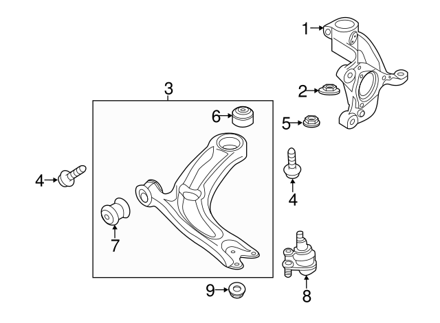 GUMMILAGER 5Q0407183K