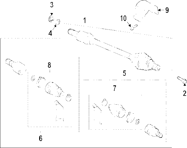 Drive Shaft 5Q0407272E