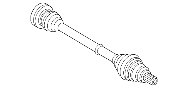 Drive Shaft 5Q0407272F