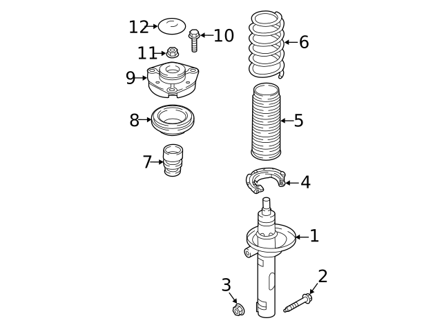 LAGERUNG 5Q0412331C