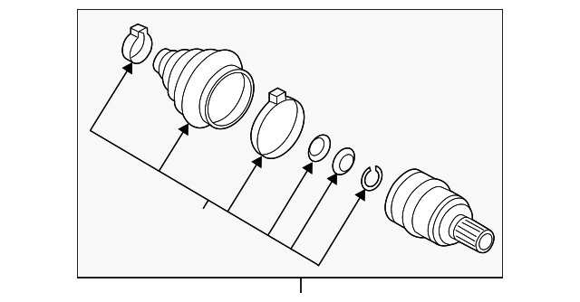 Wheelshaft 5Q0498099