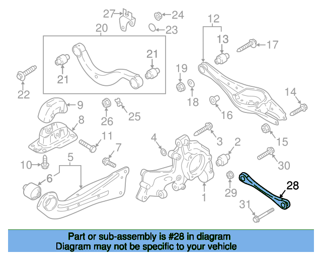 Link Arm 5Q0501529E