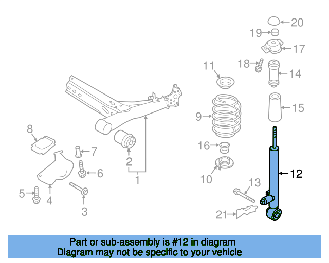 Shock Absorber 5Q0513029BQ