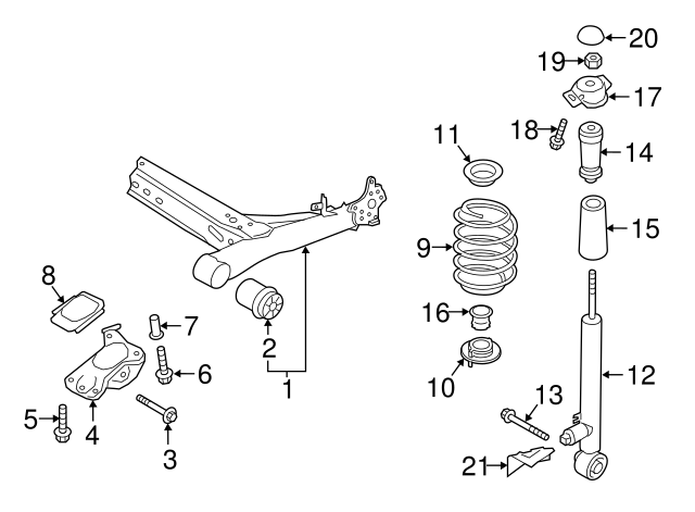 Shock Absorber 5Q0513029BQ