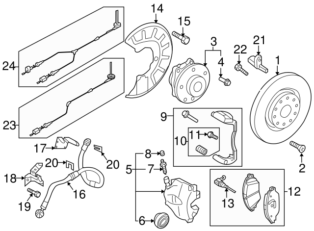 BREMSSCHEI 5Q0615301G