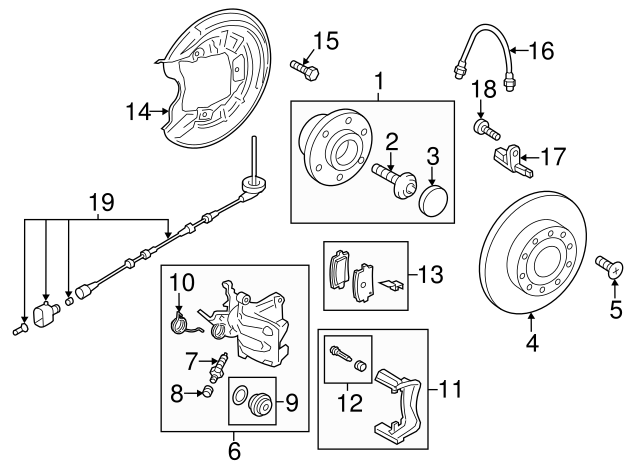 BREMSSCHEI 5Q0615601D