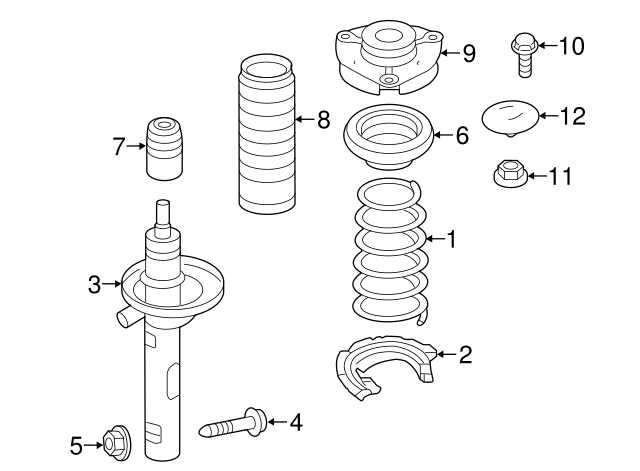 Strut 5QM413023AF