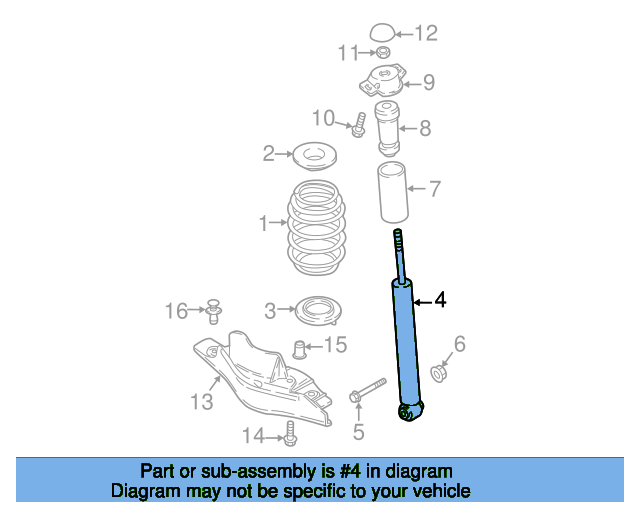 Shock Absorber 5QN513049AQ