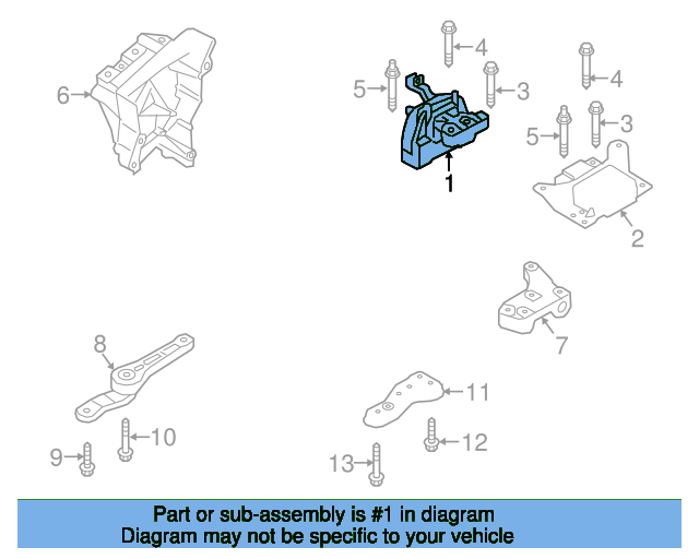 Motor Mount 5WA199262E