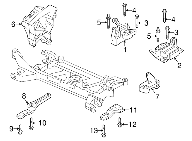 Motor Mount 5WA199262E