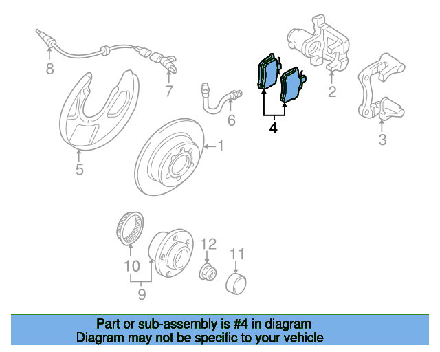 Disc Brake Pad Set 6C0698451