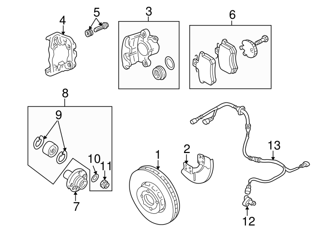 BREMSSCHEI 6N0615301D