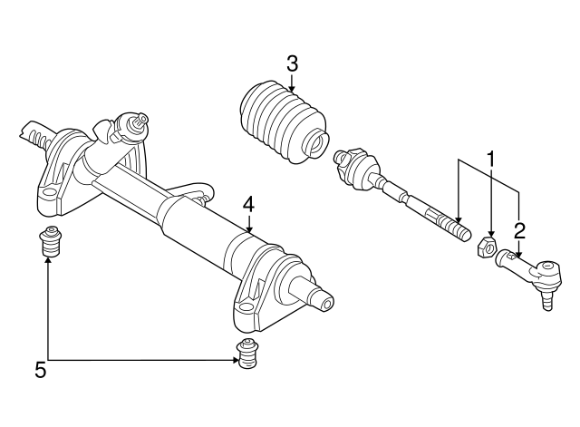 Outer Tie Rod 701419812D