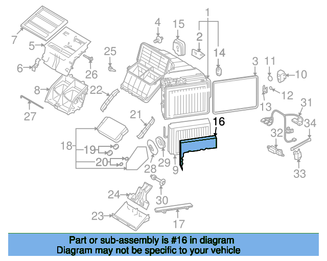 Filter, interior air 7H0819631A