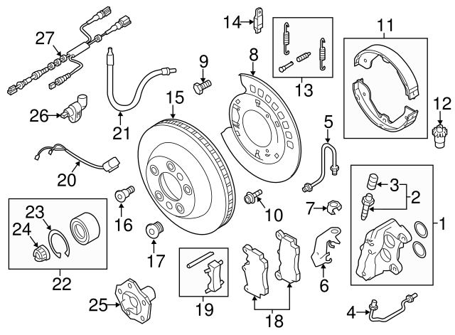 Brake Pad Set, disc brake 7L0698451H