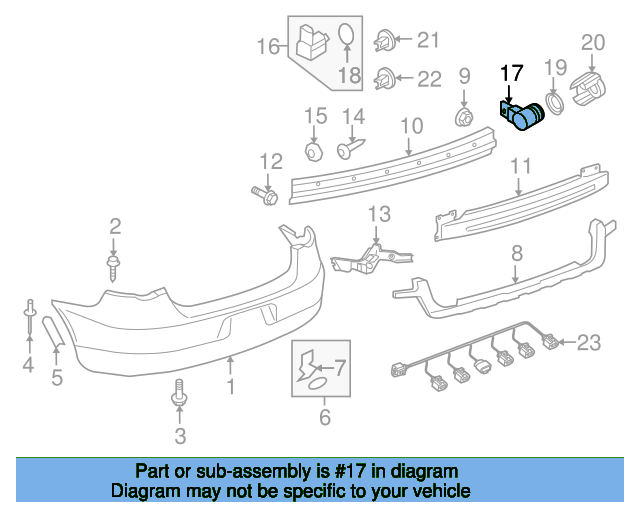 Reverse Sensor 7L5919275BGRU