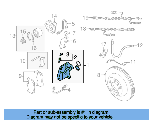 Caliper 7L6615423J