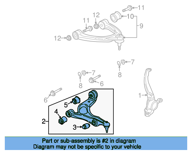 Lower Control Arm 7L8407151K