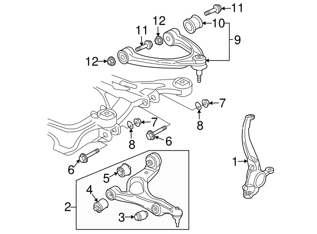 Lower Control Arm 7L8407151K