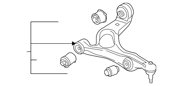 Lower Control Arm 7P0407151E