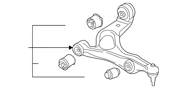 Lower Control Arm 7P0407152E