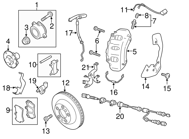 Disc Brake Pad Set 7P6698151B