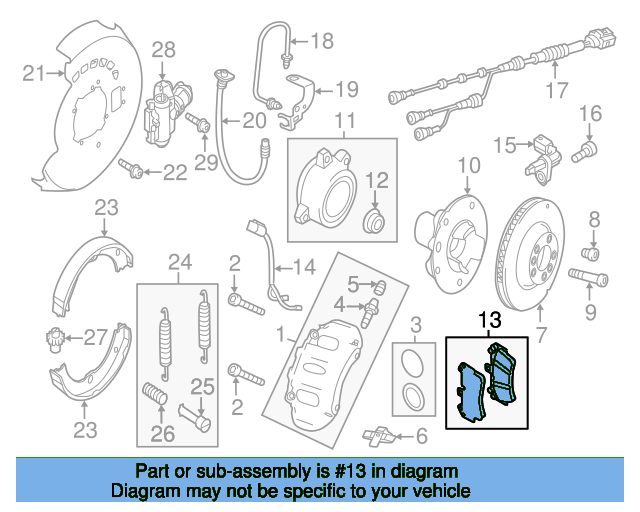 BREMSBELAG 7P6698451C