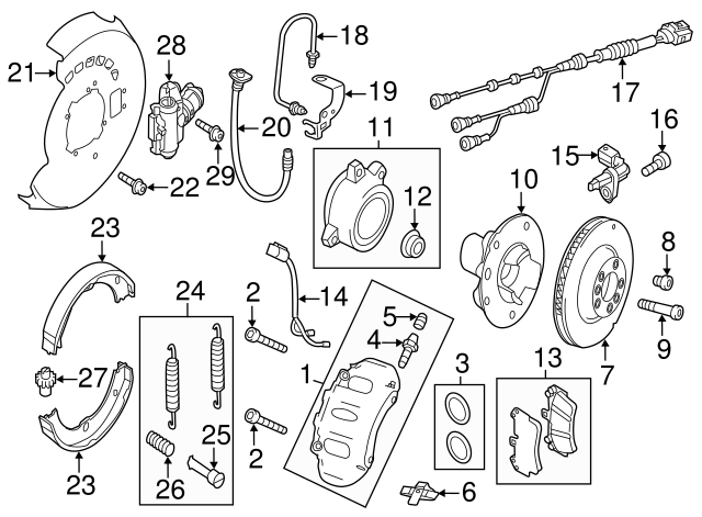 BREMSBELAG 7P6698451C