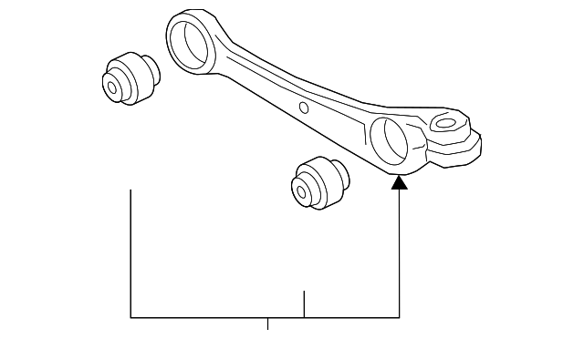 Lower Control Arm 80A407152B