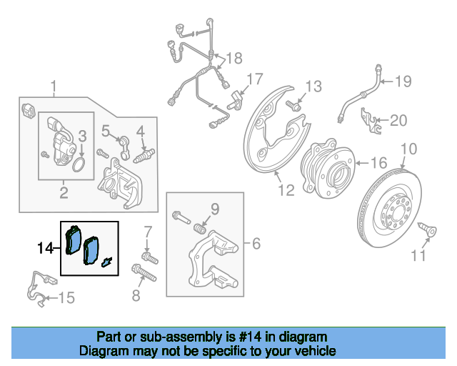 Brake Pads 80A698451B