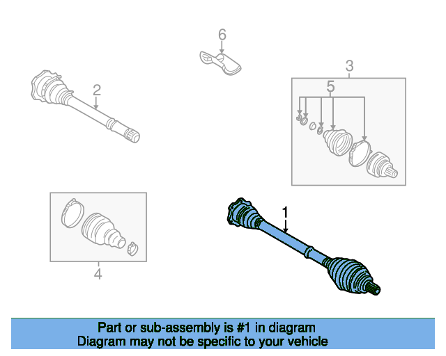 Axle Assembly 8D0407451LX