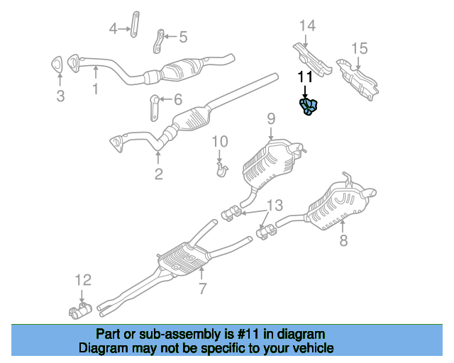 Muffler Bracket 8E0253144M