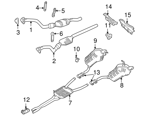 Muffler Bracket 8E0253144M