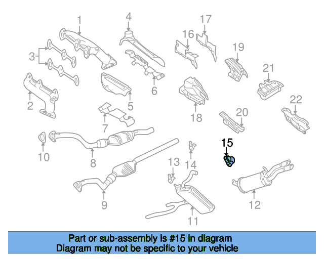 Muffler Bracket 8E0253144M