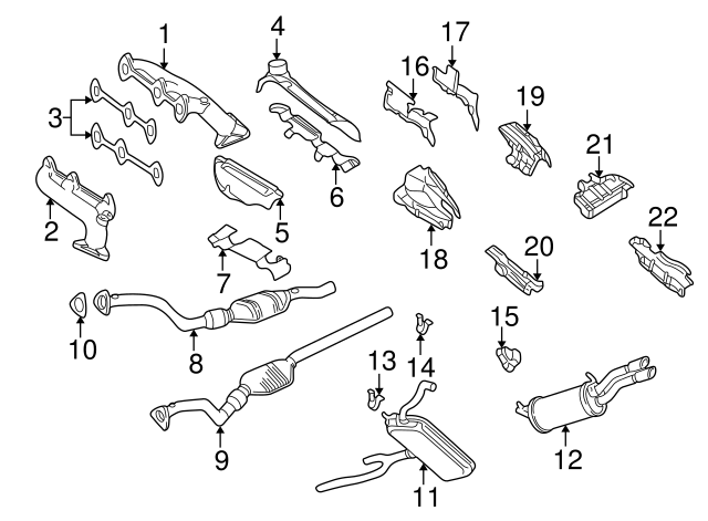 Muffler Bracket 8E0253144M