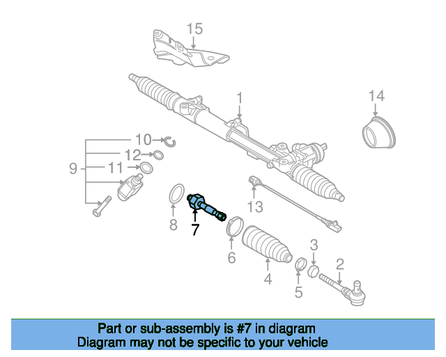 Inner Tie Rod 8E0422821C