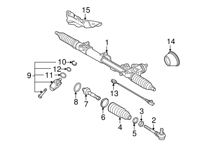 Inner Tie Rod 8E0422821C