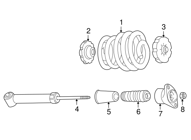 Shock Absorber 8E0513036AA