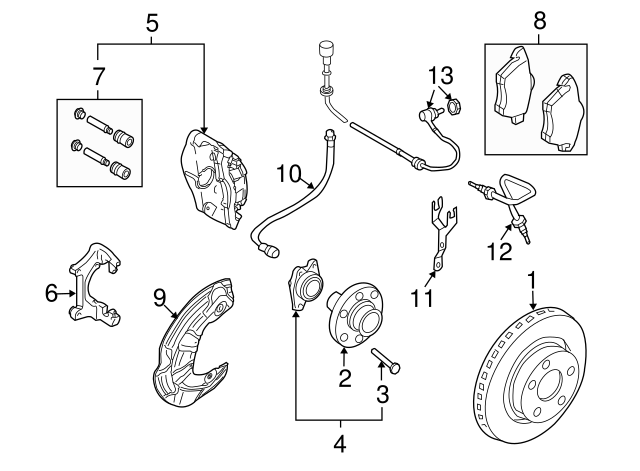 BREMSSCHEI 8E0615301AD