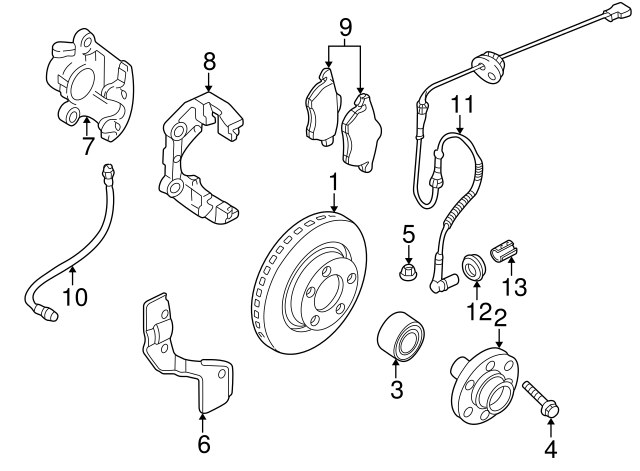 BREMSSCHEI 8E0615301C