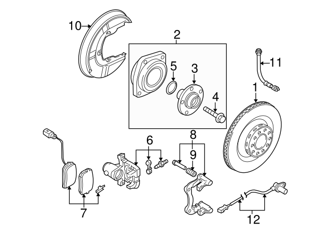 BREMSBELAG 8E0698451P