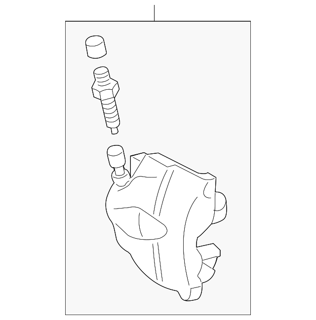 Disc Brake Caliper 8J0615124A