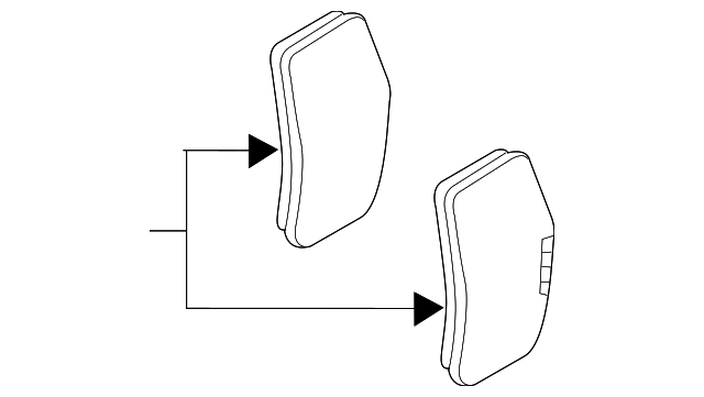 BREMSBELAG 8J0698151K