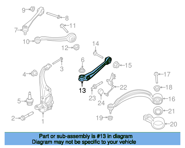 TRAGLENKER 8K0407152F