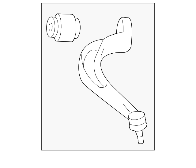 Rear Lower Control Arm 8K0407693N