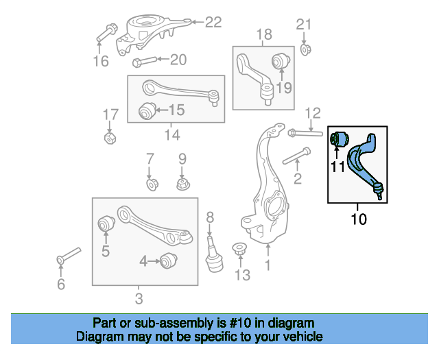 Rear Lower Control Arm 8K0407693N