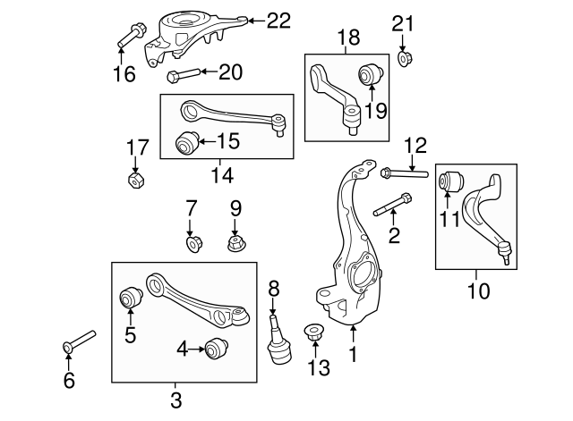 Rear Lower Control Arm 8K0407693N