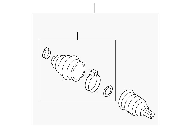 Outer Joint Assembly 8K0498099B