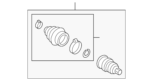 Outer Joint Assembly 8K0498099D