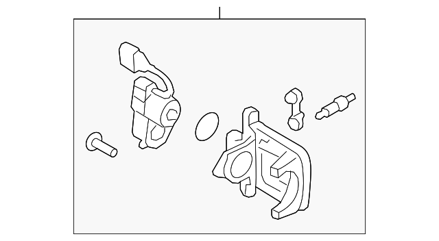 Caliper Assembly 8K0615404A